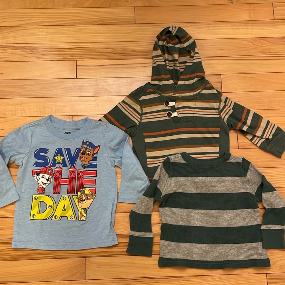 Lot of 18 month long sleeve shirts